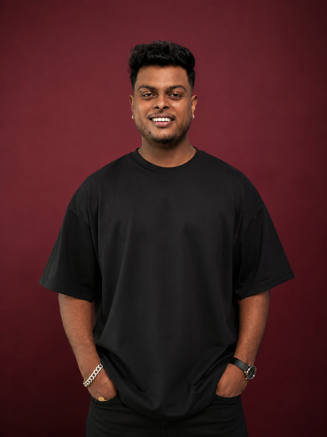 Plane Oversize Tshirts Black
